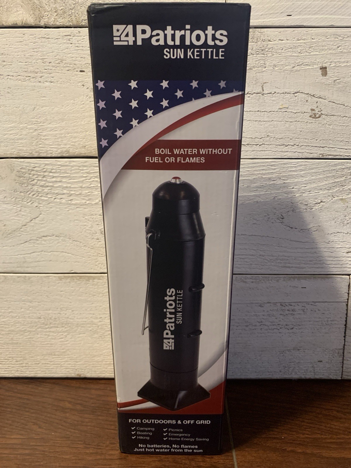 4Patriots Sun Kettle Solar Water Heater Camping & LifeStraw Purifier Emergency