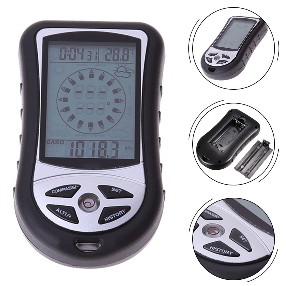 Mountaineering Camping Barometer Thermometer Mountaineering Camping Comes With Lanyard