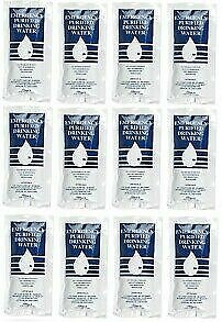 (12 Packets) SOS Emergency Water Packets – 3 Day/72 Hour Supply 4.227 fl Oz USA