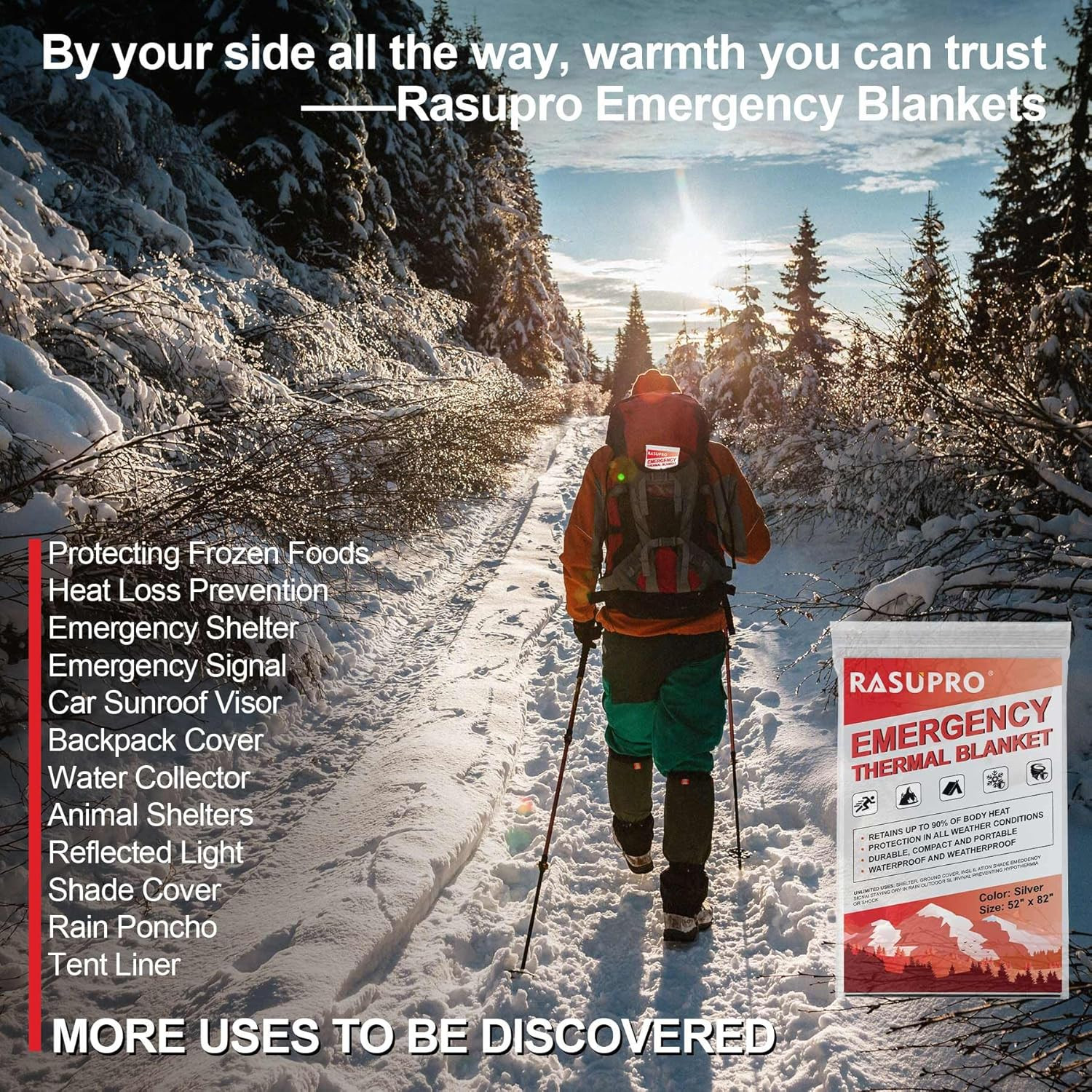 9 Mantas de Emergencia Termicas de Mylar para Supervivencia Camping y Hiking