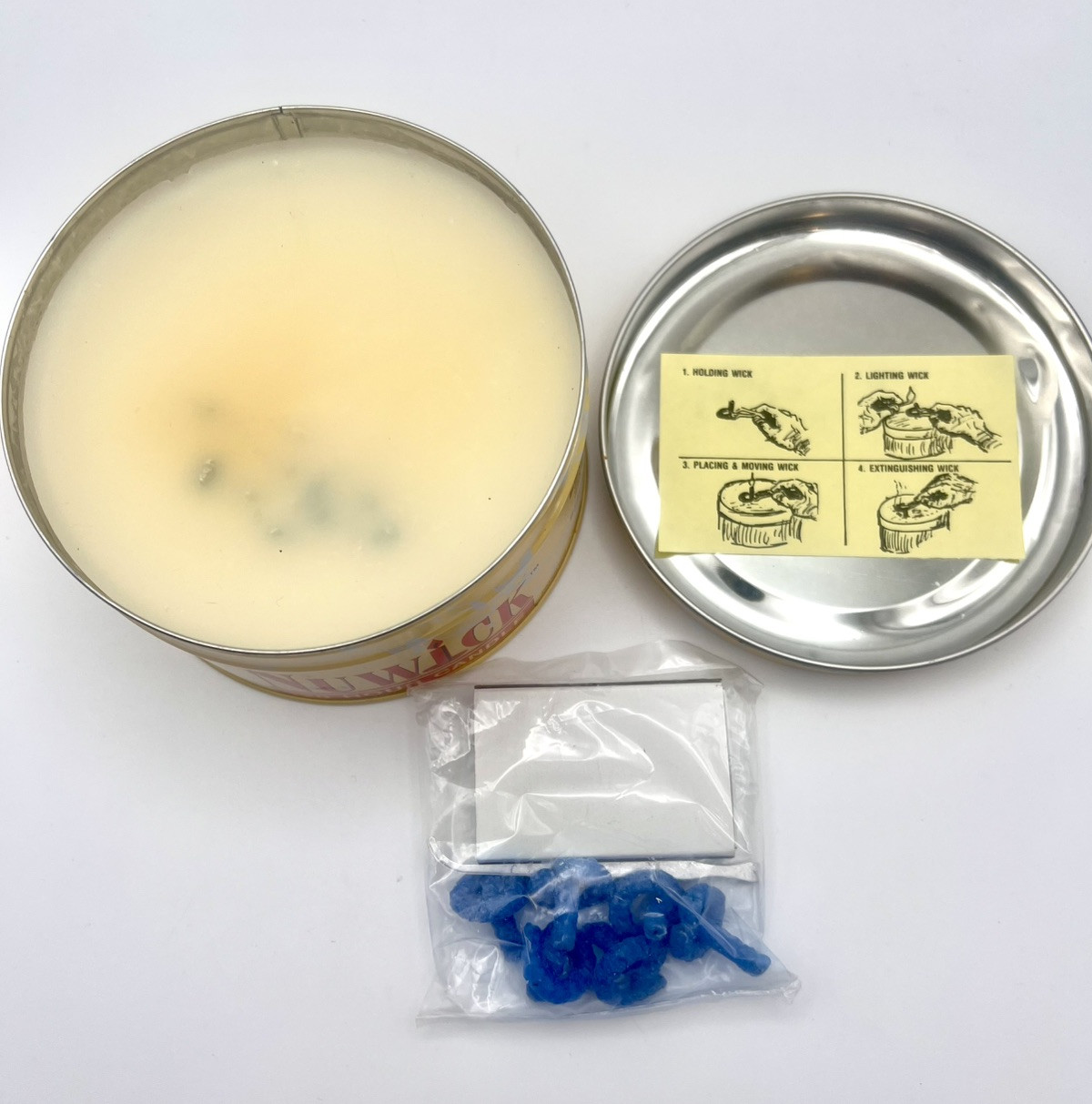 Nuwick 120 Hour Emergency Candle Moveable Wicks Reusable Light Heat Cook – 14