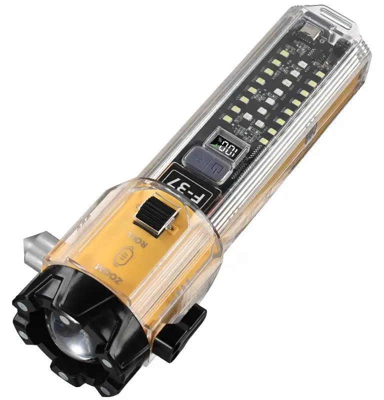 10-1 Emergency Safety FLASHLIGHT with Electronic Arc Lighter Survivor