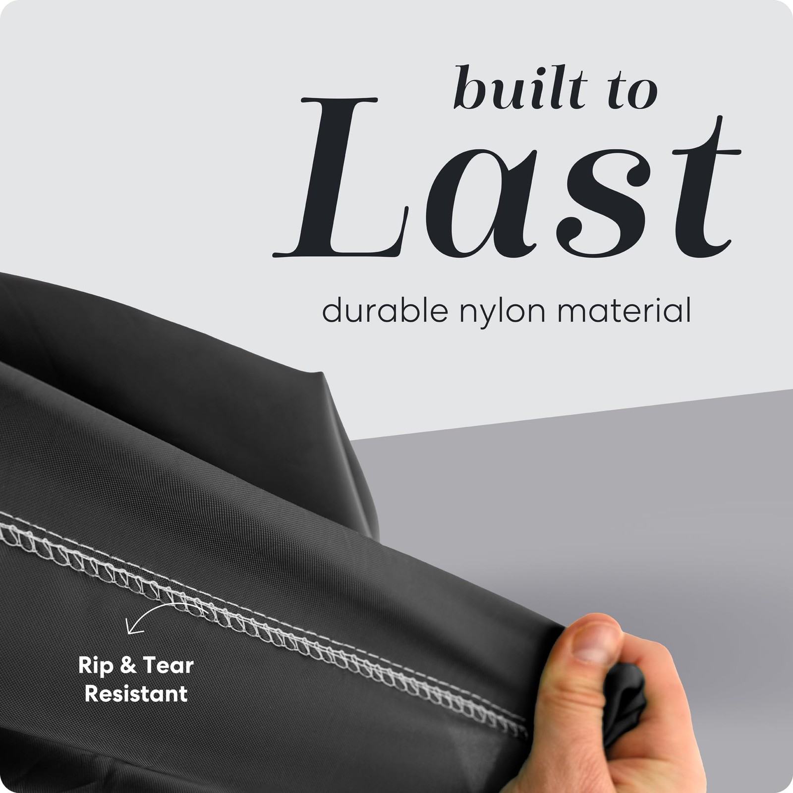 Handy Laundry Nylon XL – Large Capacity with 30″ x 40″ | 2-PACK, Black
