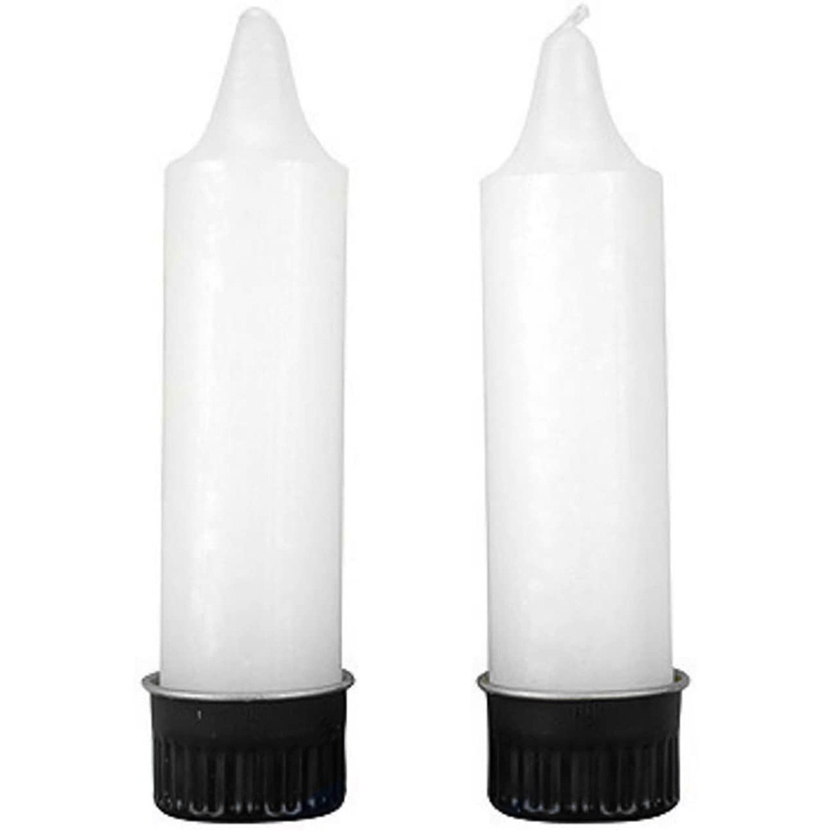 Coghlan’s Long Burning Emergency Candles with Metal Holders (2 Pack), Survival