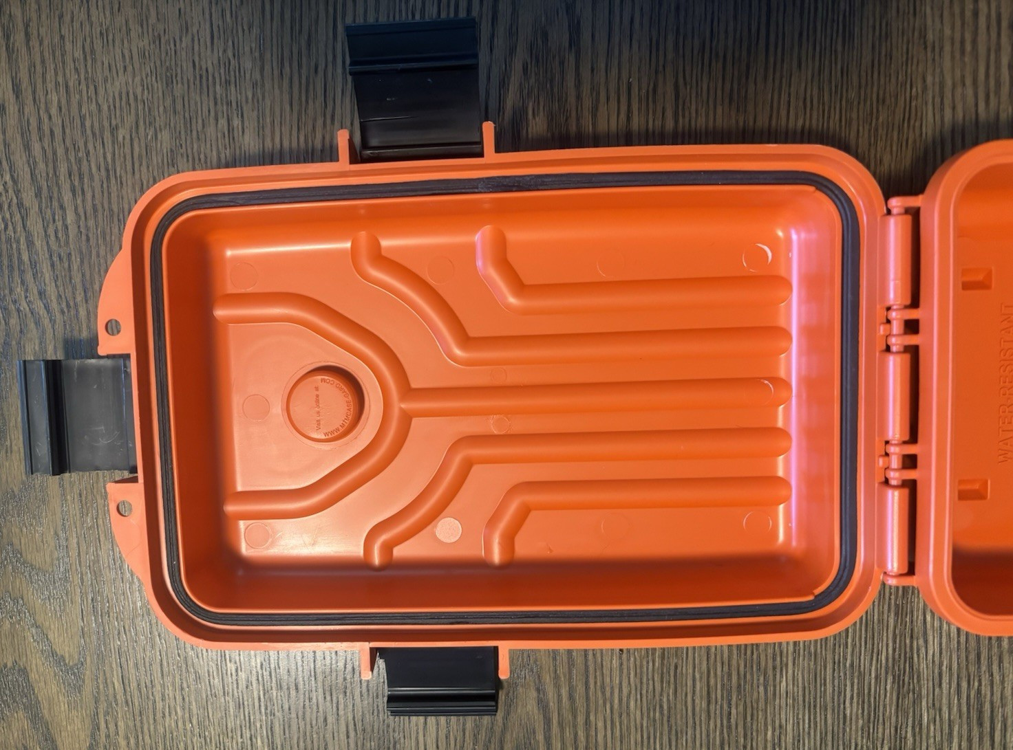 Survivor Dry Box Orange 9″ x 6″ O-Ring Seal Water Resistant Compass Camping USA