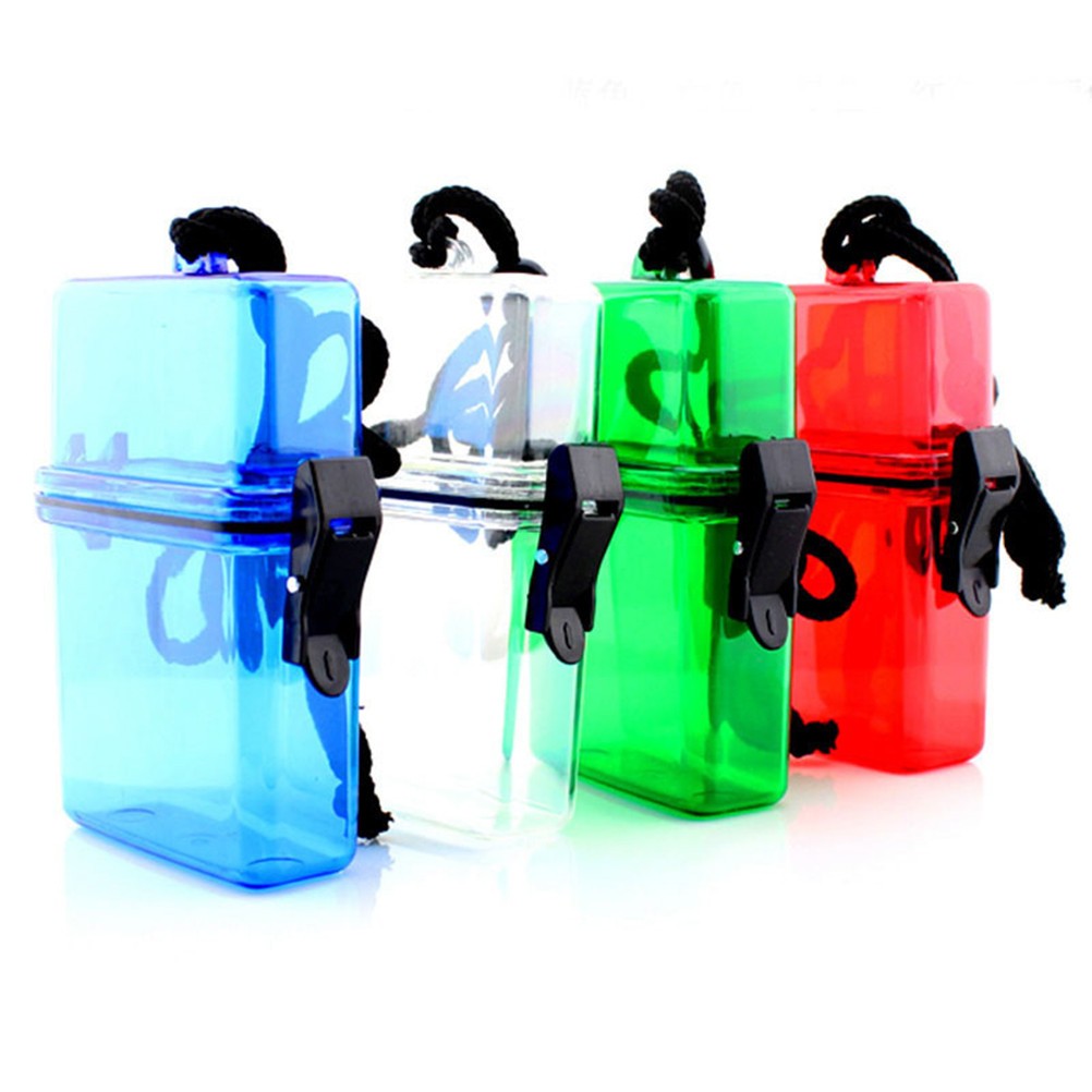 Waterproof Box with Translucent Design for Outdoor Storage of Valuables