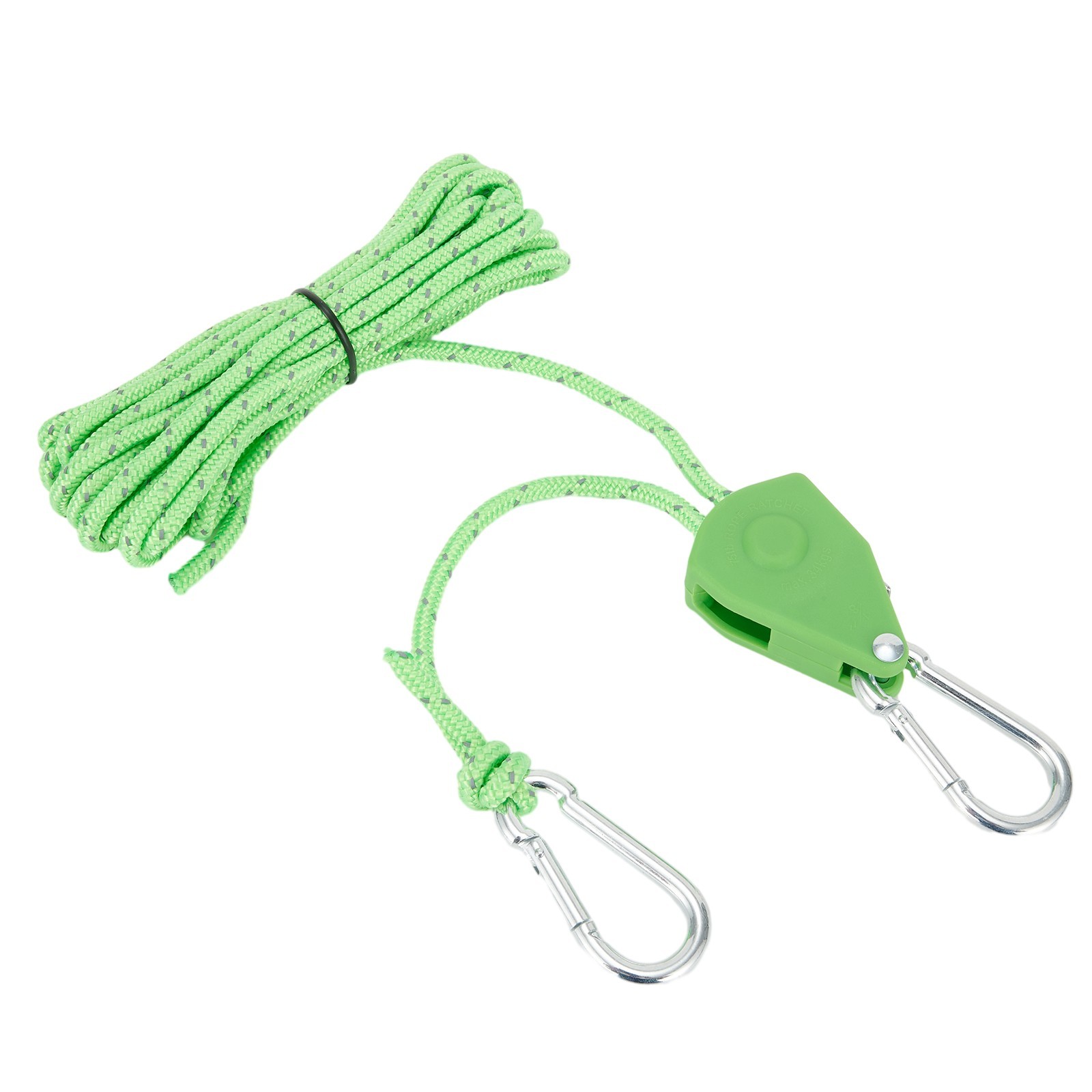 Rope Lanyard Strap Tent Pulley 100g Adjustable Fastener Non Slip Ratchet Hanger