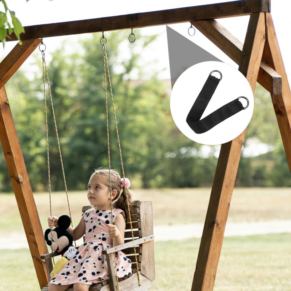 2 Pcs Straps with D Rings Swing Hanger from Tree Hammock Hanging for Indoor