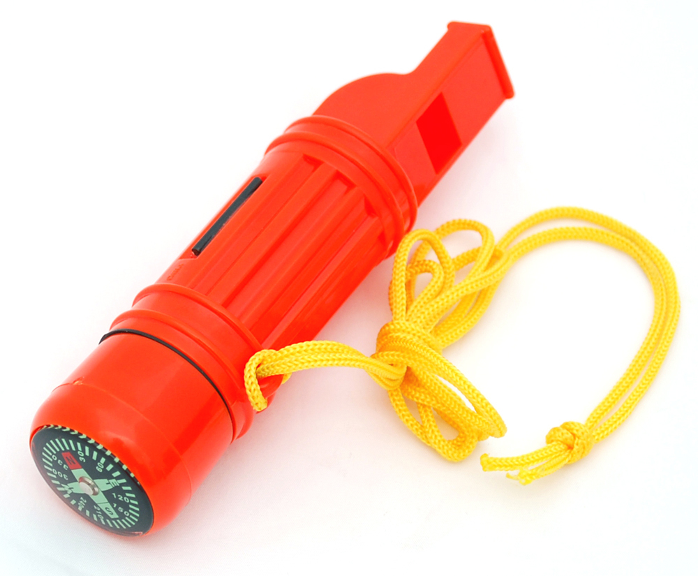 Wholesale 10pc 5in1 Emergency Survival Compass Whistles