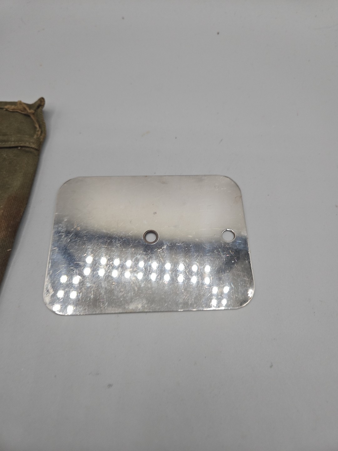 Vintage Signal Mirror Camping Backpacking