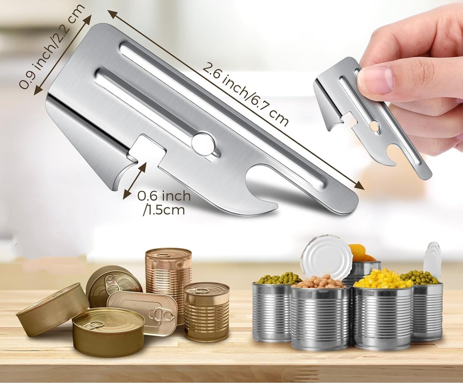 P-38 and P-51 Military Style Can Opener Kitchen Travel Camping Survival-20 Pcs