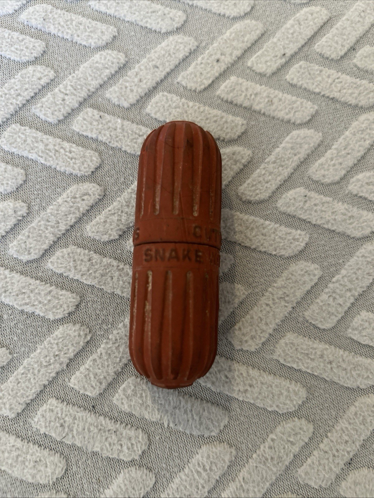 Vtg CUTTER Snake Bite Kit Double Rubber Capsule – Obsolete Collectible – 1965