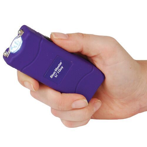 RECHARGEABLE Stun Gun LED Flashlight POWERFUL Strong Pain-Inducing SELF Defense