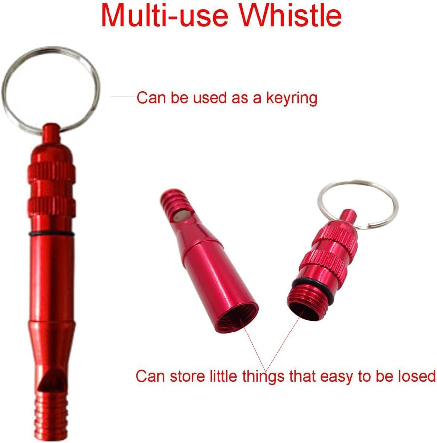 Outdoor Survival Kit 7 in 1,Mini Emergency Survival Gear Small Camping Equipment