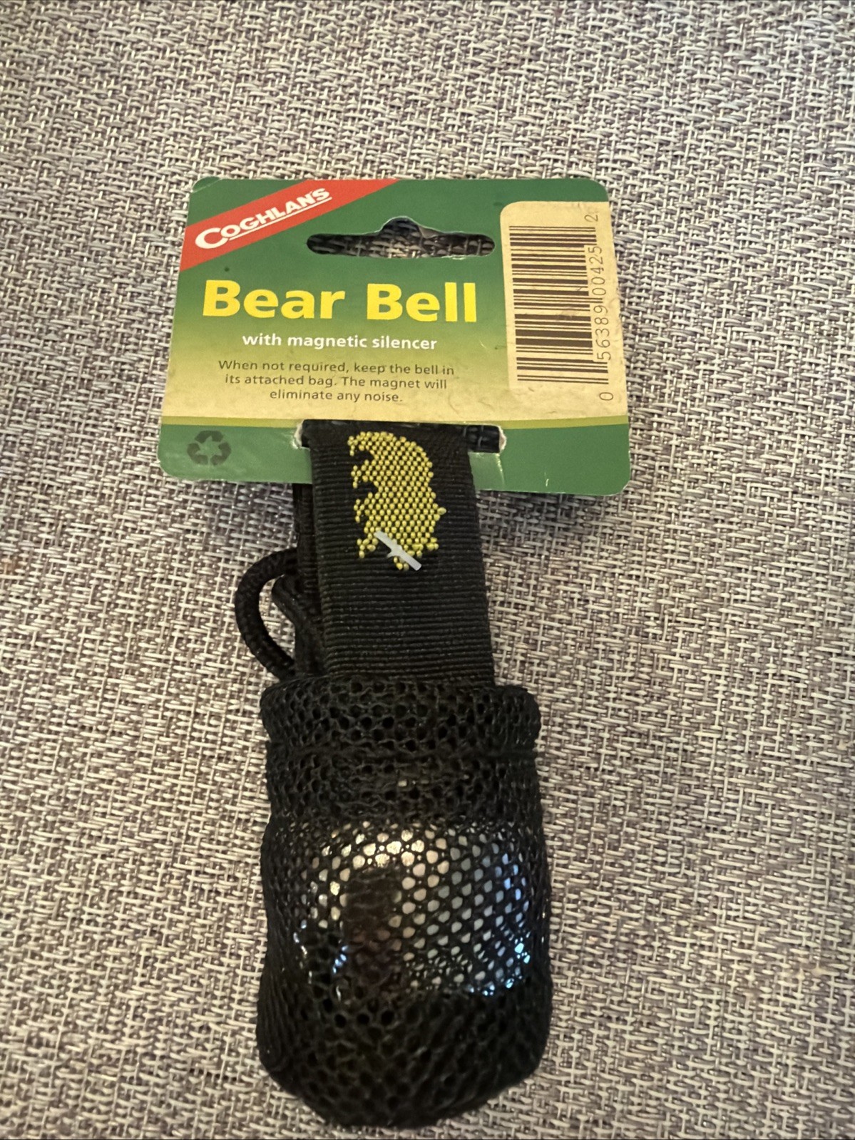 Coghlan’s Bear Bell with Magnetic Silencer Bag and Loop strap Hiking Safety