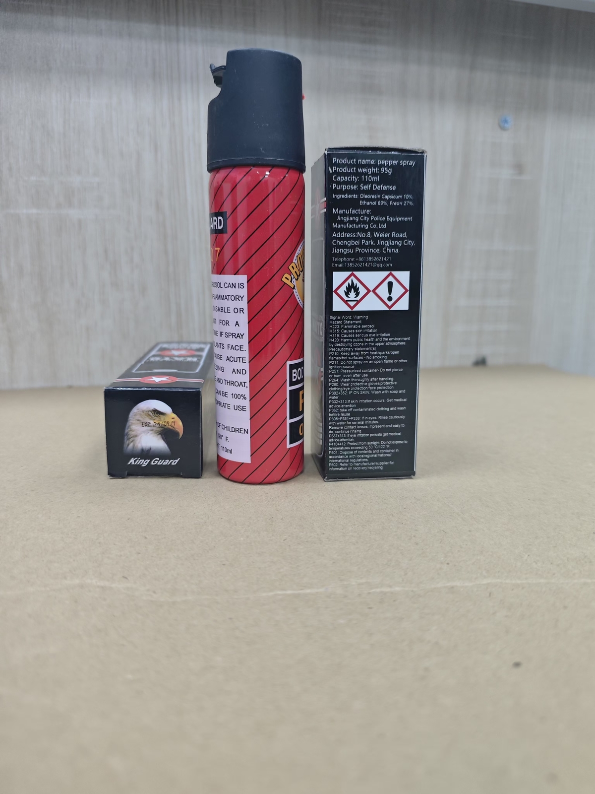 1/2/4 Pack Pepper Spray Self Defense Max Strength Security – 3.7 fl oz
