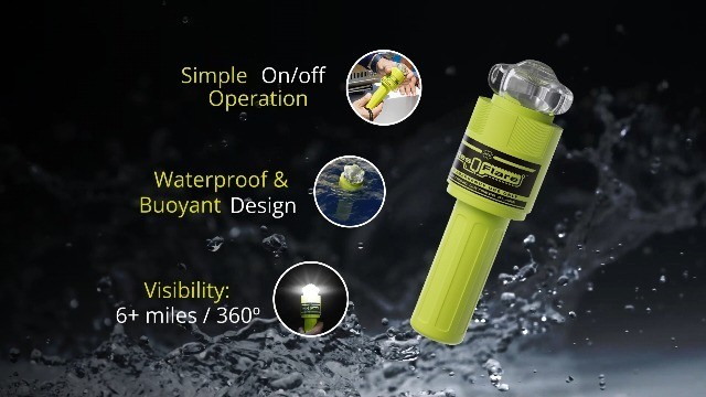 ACR ResQFlare Electronic Distress E-Flare and Flag USCG Approved