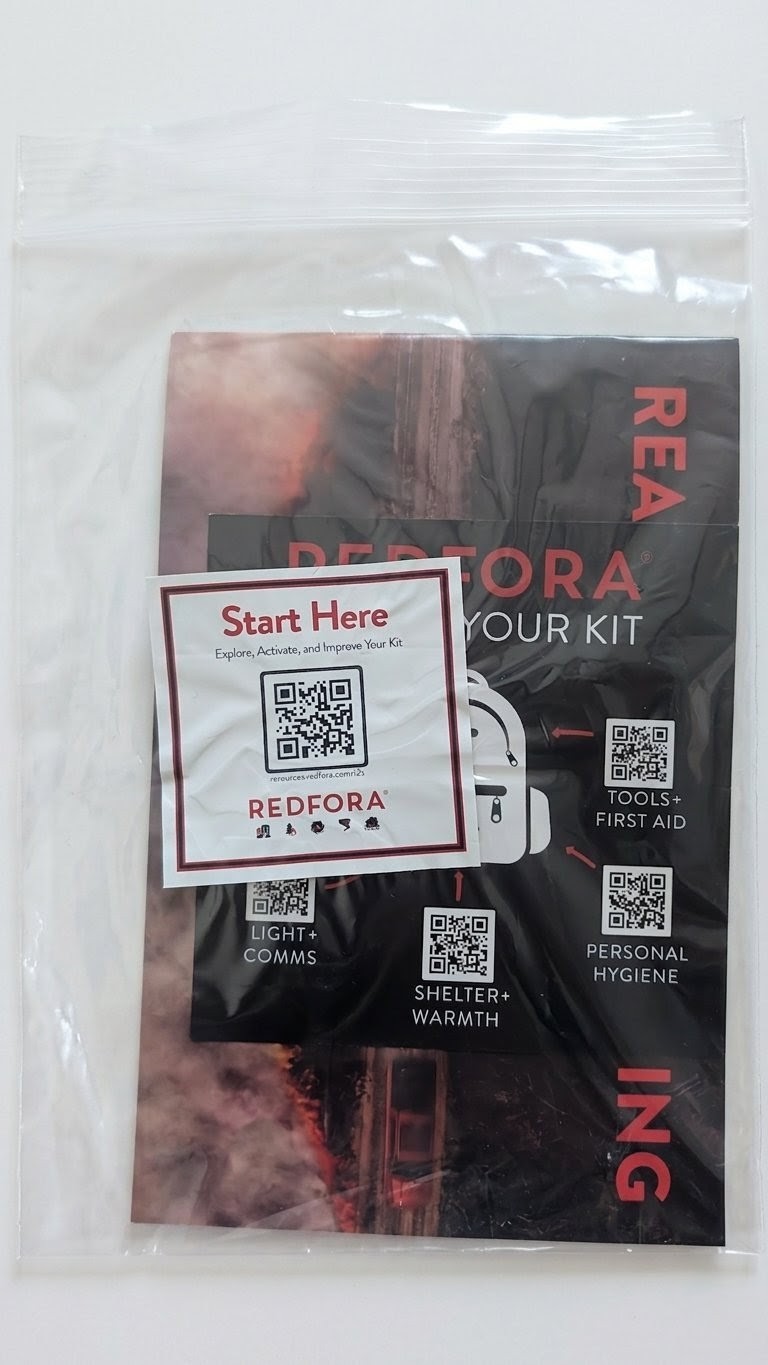 72 Hour Emergency Survival Kit Backpack Food Water First Aid Radio New Redfora