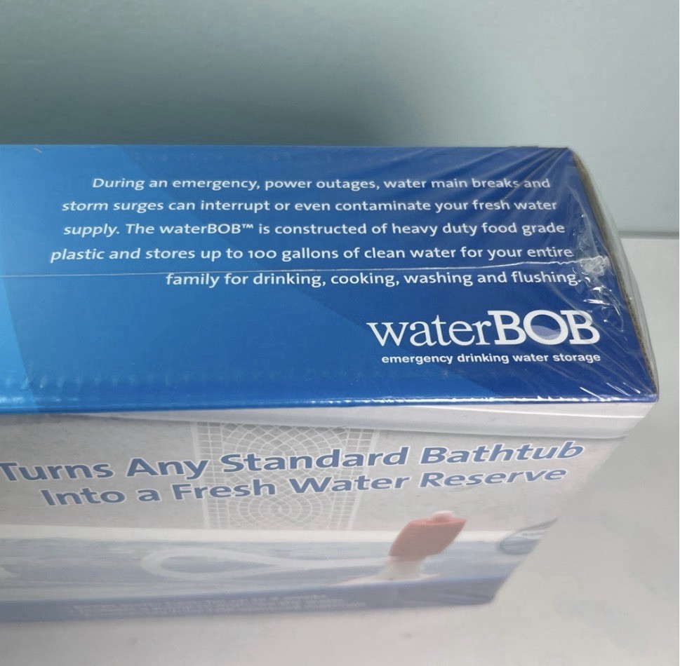 WaterBOB Bathtub Emergency Drinking Water Storage Container 100 gallons Sealed
