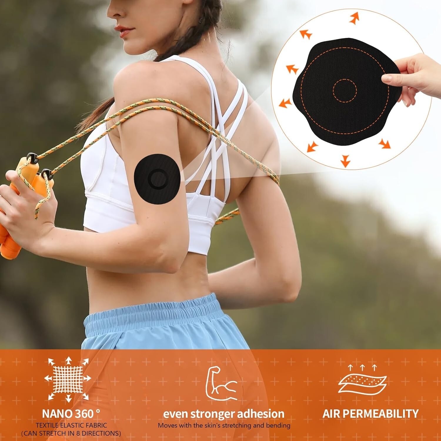 Adhesive Patches for Freestyle Libre 3-20pcs Sensor Covers for Libre 3 Waterp…