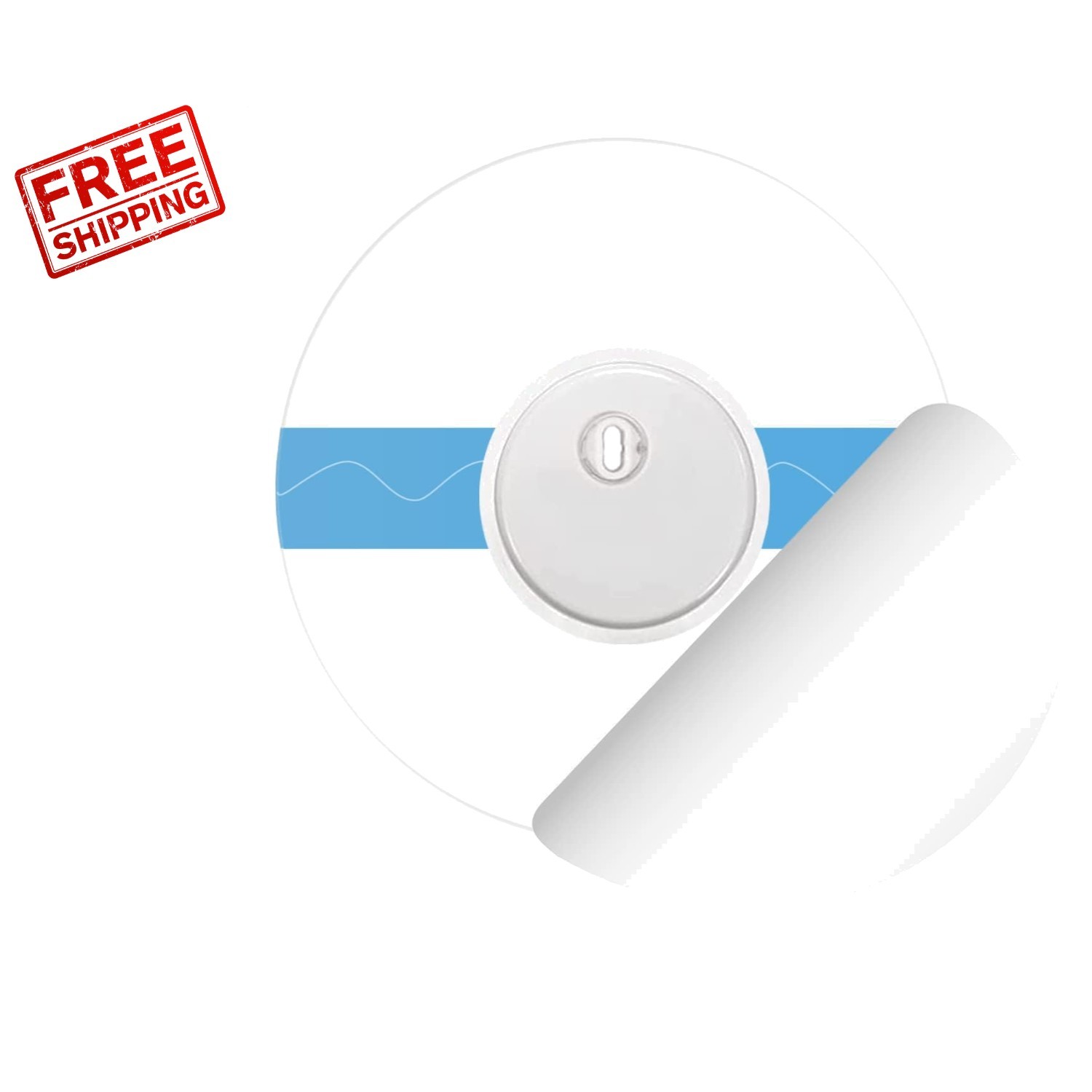 Comfortable 50 Pack Sensor Patches for Libre 3 – Waterproof, No Center Glue