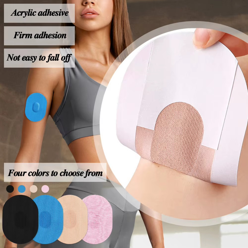 Sweatproof Fixed Patche 10Pcs Invisible Sensor Adhesive Patch Elastic Breathable