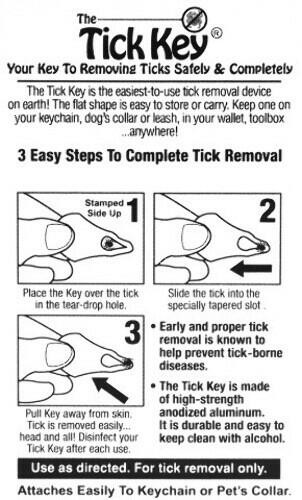 Tick Key Tick Removal Device PN-81002 2 1/2″ overall. Heavy anodized aluminum co