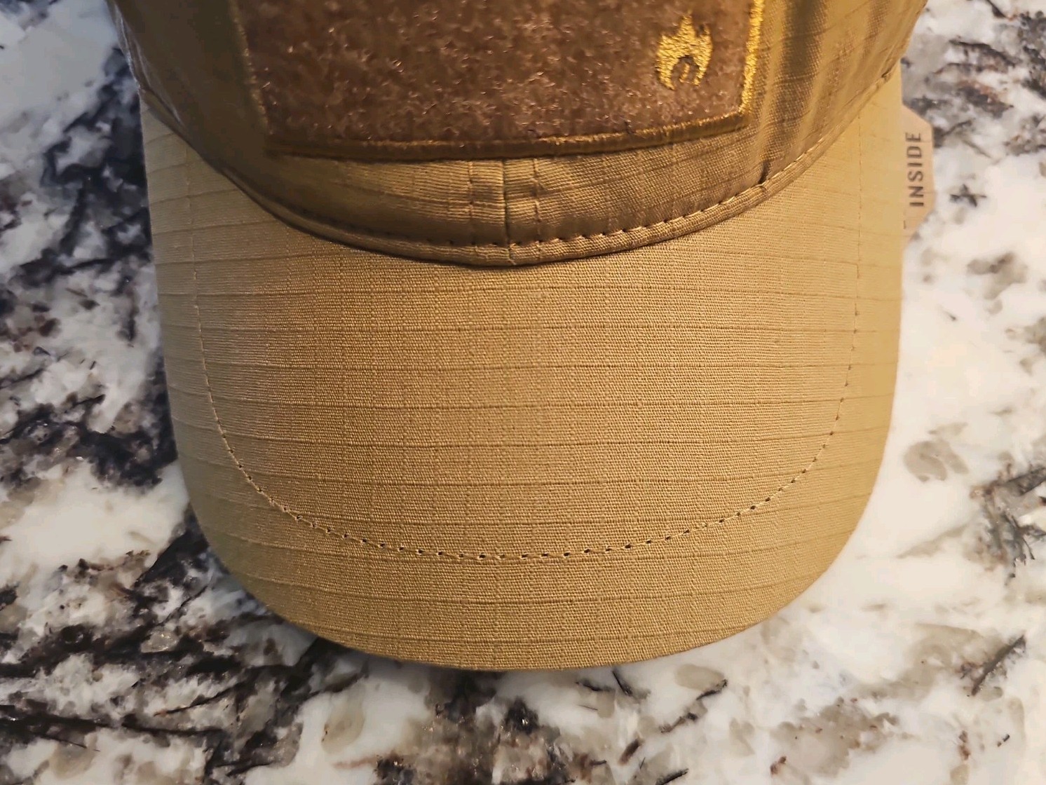 Wazoo Patch Cache Cap – 6 Secret Pocket Hat (Coyote Brown) Updated Version