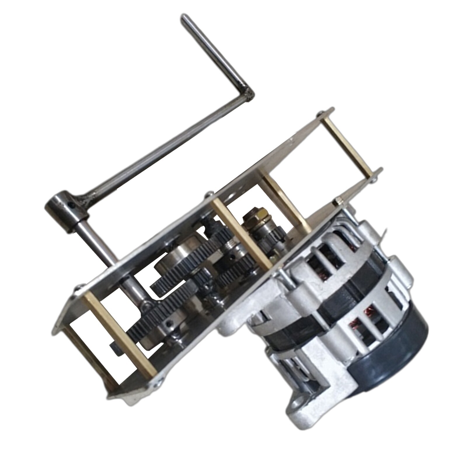 1500/2000W Portable Hand Crank Generator PMA Permanent Magnet Pure Copper Wire
