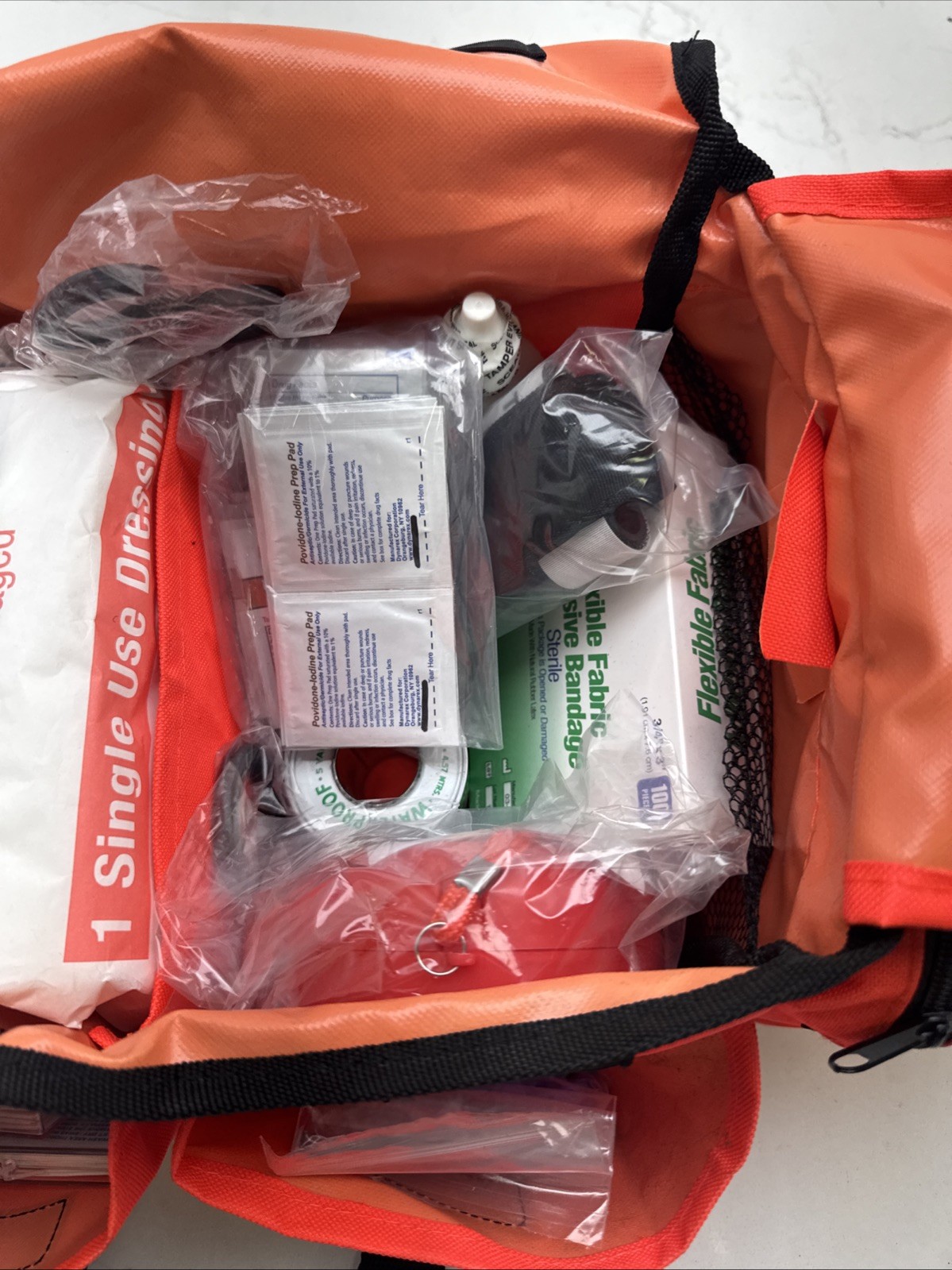 MFASCO First Aid Kit – Fully Stocked Portable Reflective Bag 100% Complete