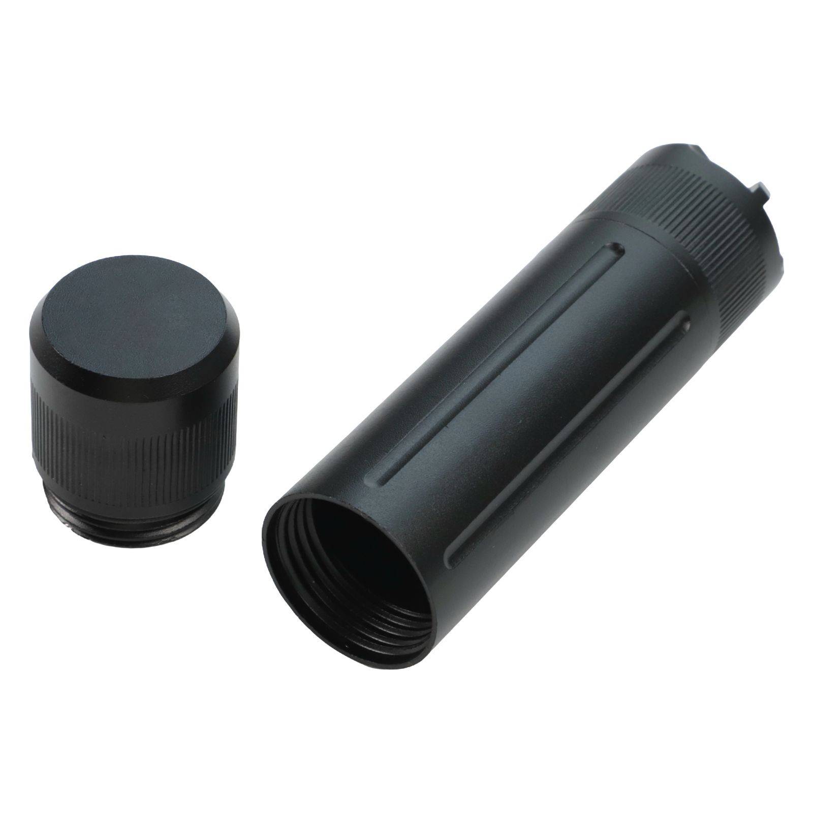 Aluminum Waterproof Pill Holder with Safe Storage for Outdoor Adventures