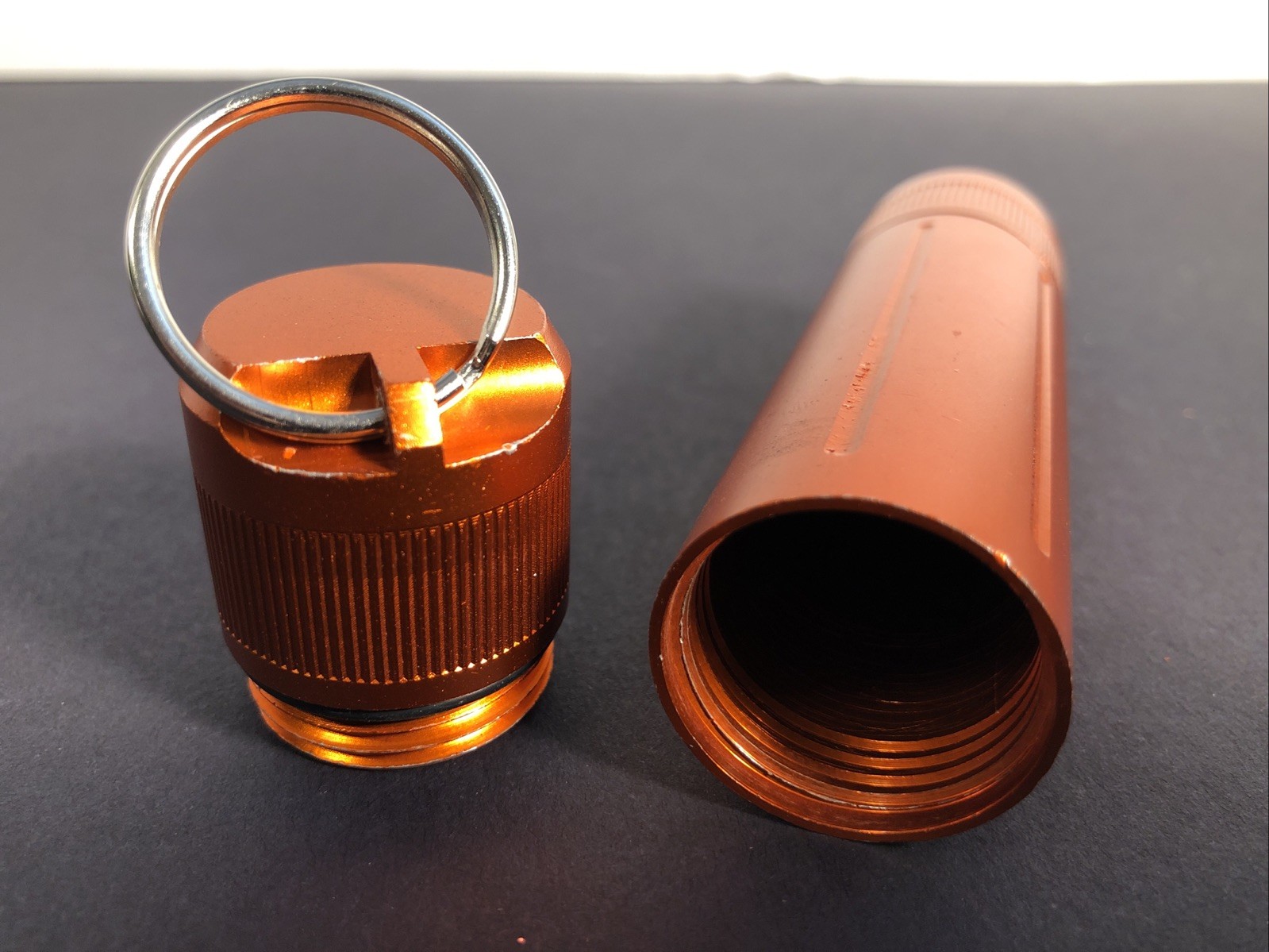 Aluminium Survival Kit Waterproof Sealed Pill Bottle An EDC must