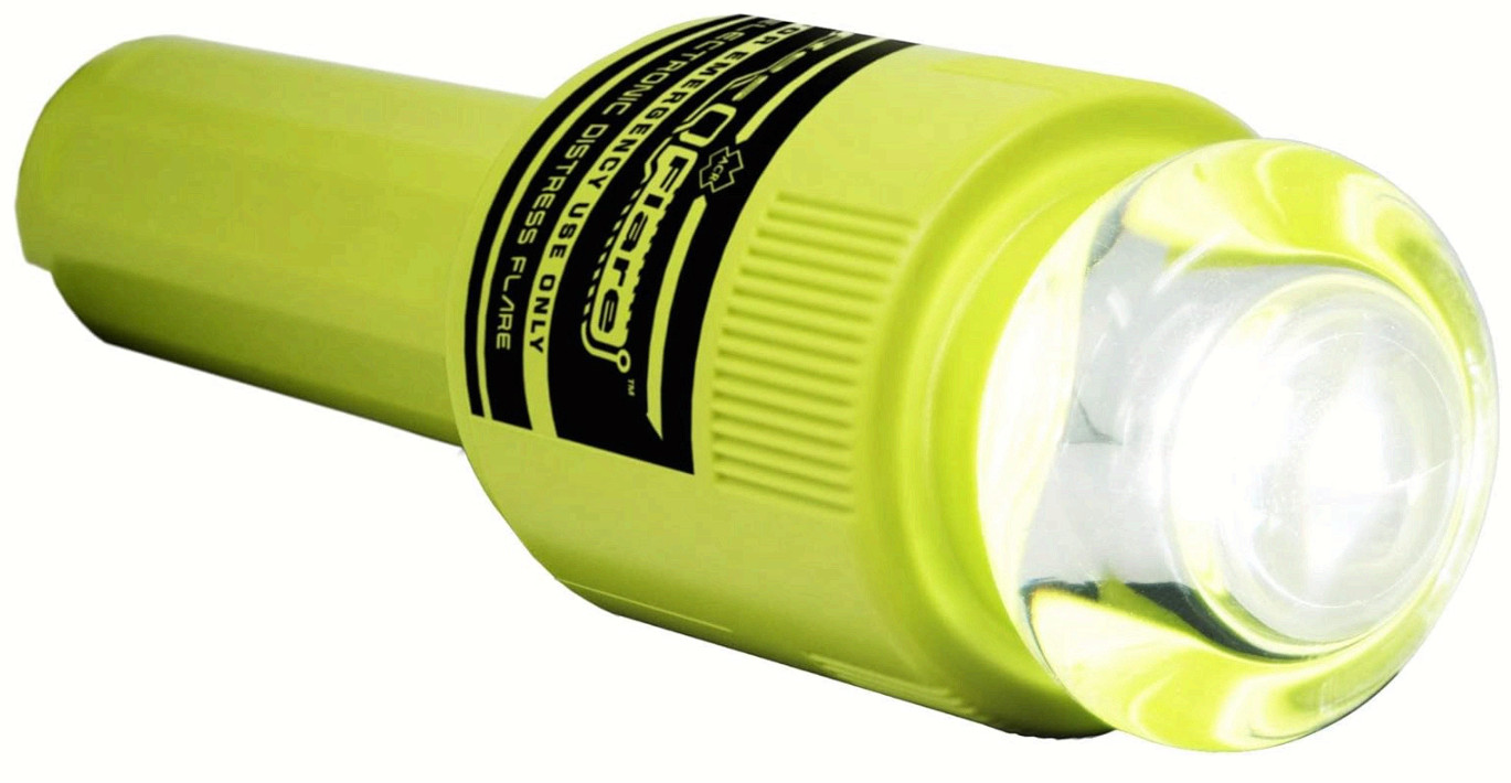 ResQFlare Electronic Distress E-Flare and Flag, USCG Approved Replacement