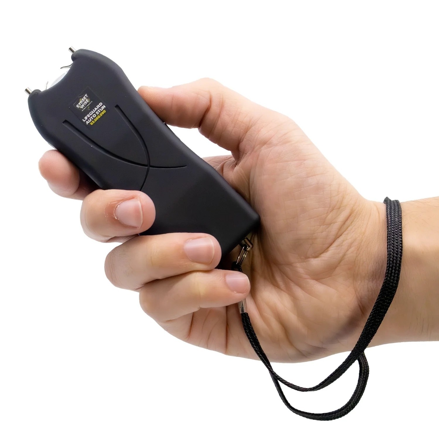 Lifeguard 65,000,000 Stun Gun w/ Auto Stun ALL NEW TECHNOLOGY Black Rechargeable