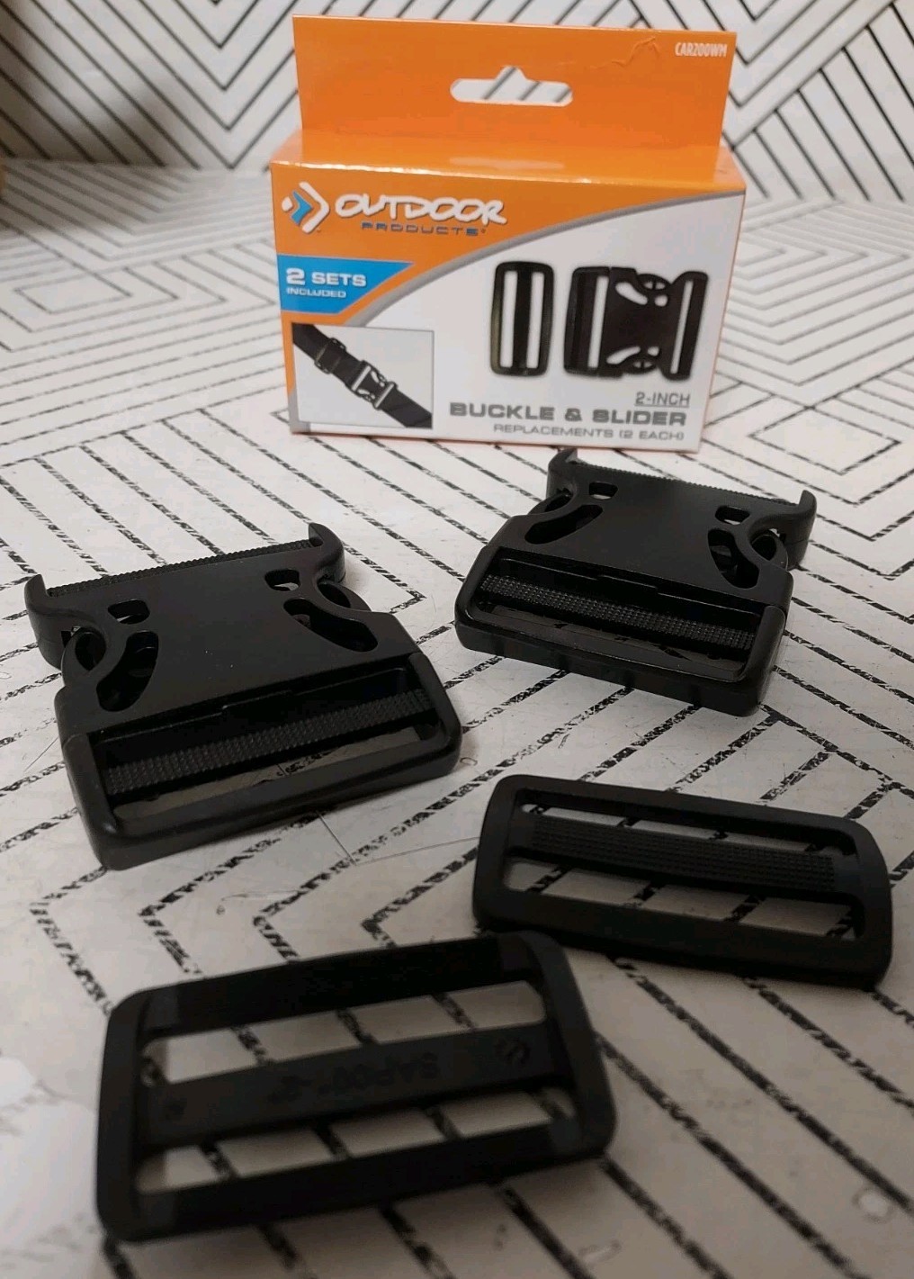 🥥 Outdoor Products Buckle & Slider🆕️LOT OF 2‼️