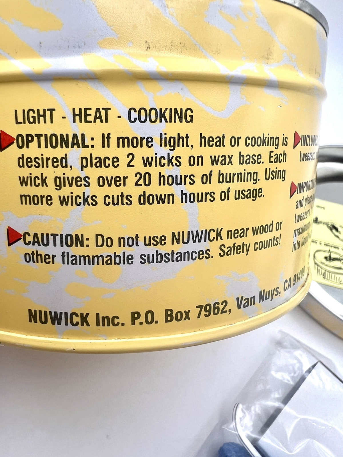 Nuwick 120 Hour Emergency Candle Moveable Wicks Reusable Light Heat Cook – 14