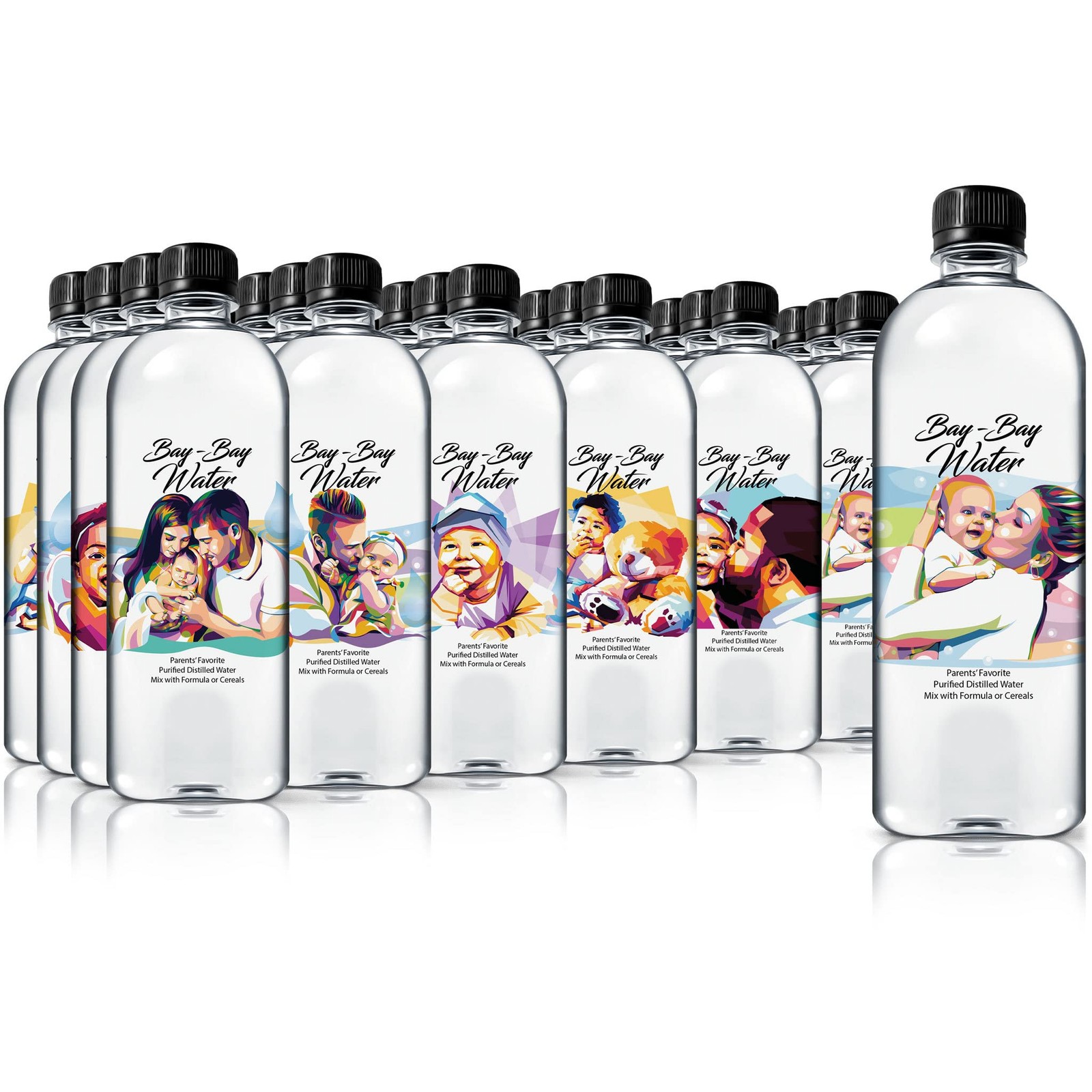 Bay Bay Water Purified Distilled Water for Babies 16.9 oz. Use for Everyda…