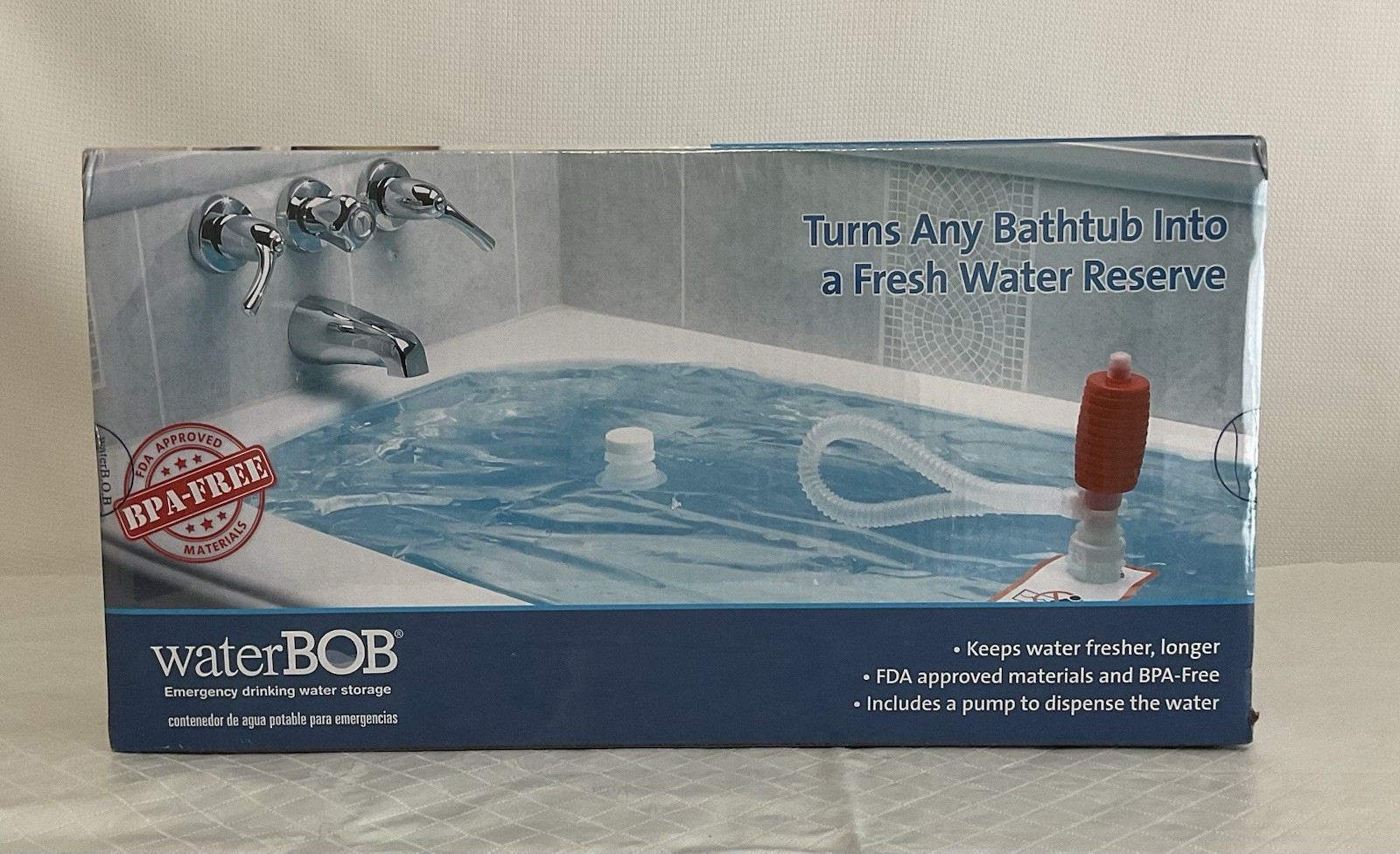 Water BOB Survival Emergency Drinking Fresh Water Storage 100-Gallons Kit-Sealed