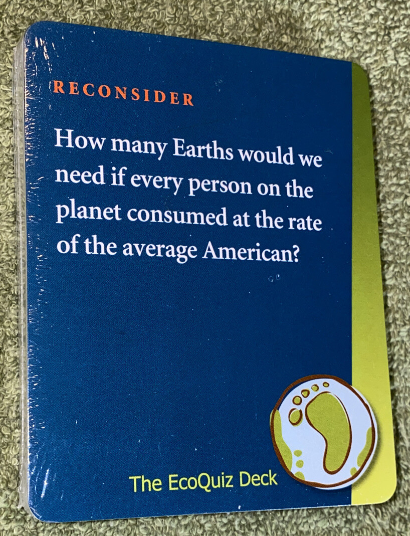 Sierra Club The Echo Quiz Deck Knowledge Cards Sealed Deck
