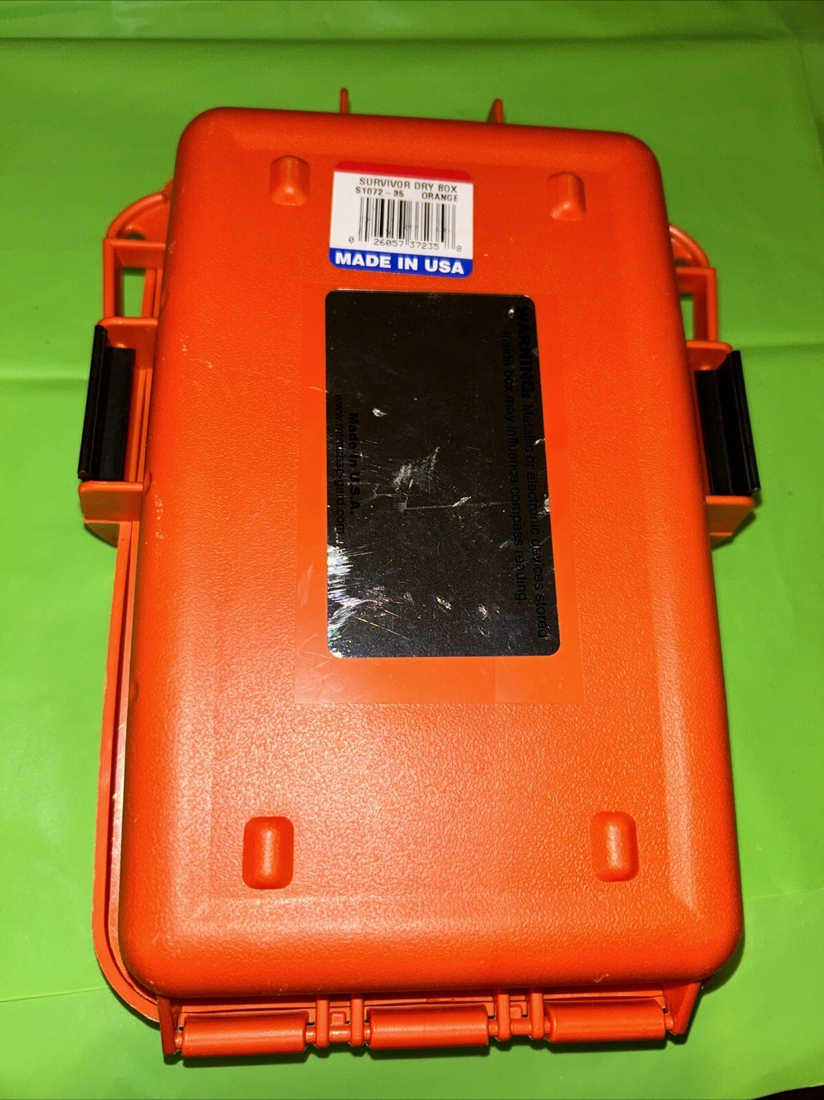 Survivor Dry Box MTM Case-Gard Size Small S107235 Water Resistant Storage Compas