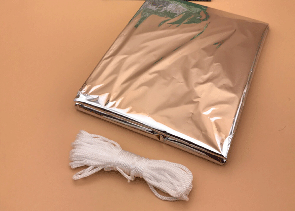Emergency TENT Blanket Survival Mylar Thermal Safety Insulating Heat Camping New