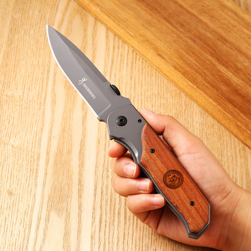 Outdoor Camping survival Hunting Fishing Knife Tactical fruit Folding knife AU