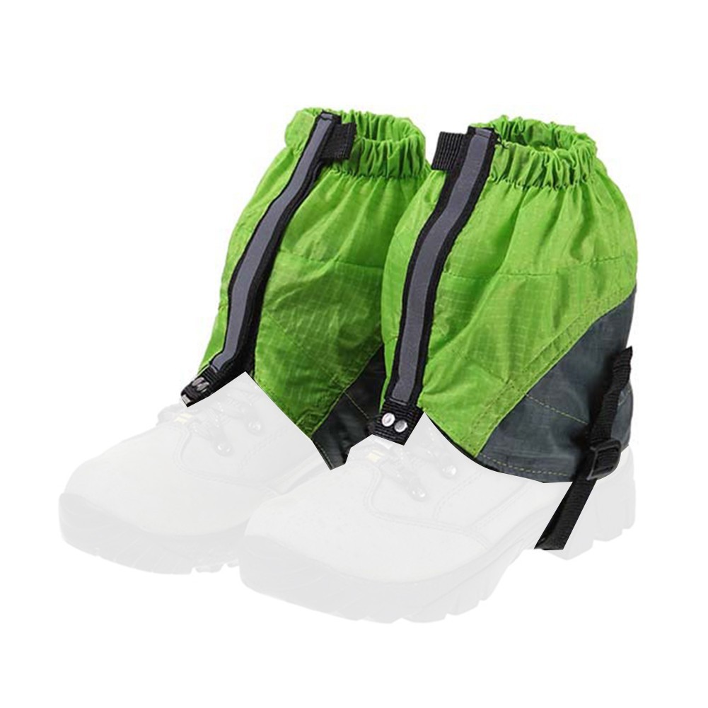 Leg Gaiters for Hiking Waterproof and Reflective Made of Nylon Material