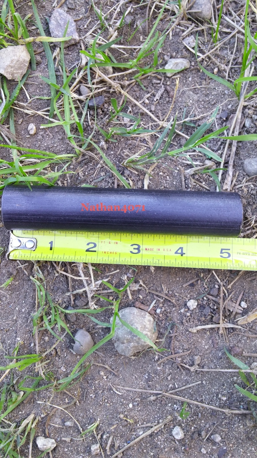 Bushcraft ferrocerium rod “Super Monster” ferro rod firesteel. 1″ dia. 5″ long