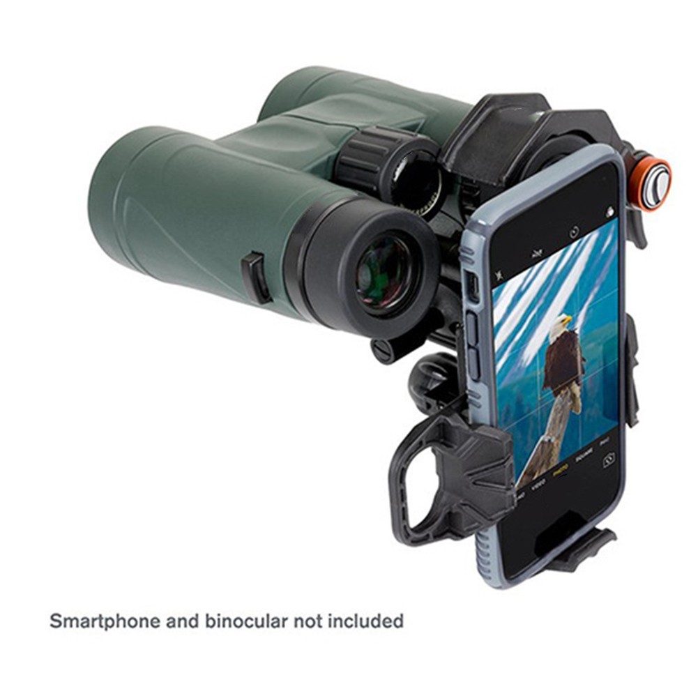 Binoculars and Telescopes Smartphone Mount Adjustable Angle Reliable Grip
