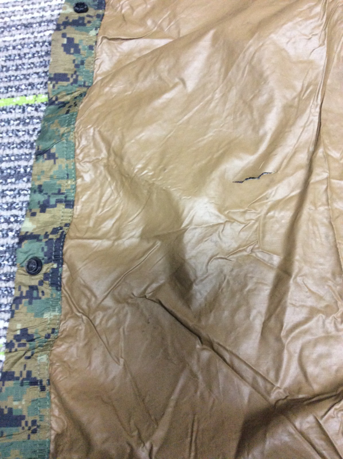 Field Tarp Military Shelter USMC Reversible Woodland Marpat/Coyote