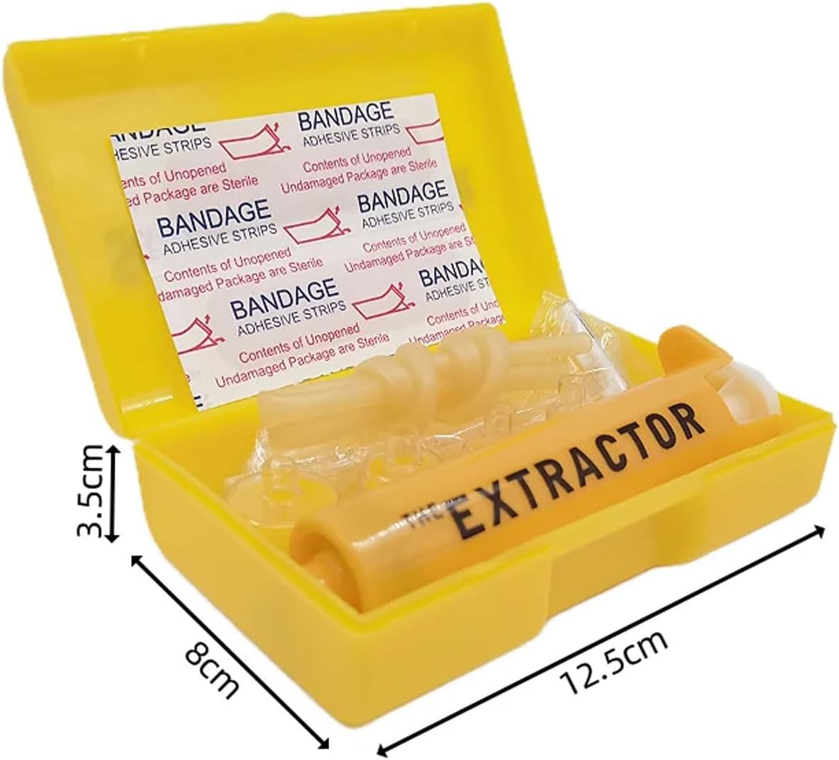 Premium Snake Bite First Aid Kit Venom Extractor Suction Pump For Hiking&Camping