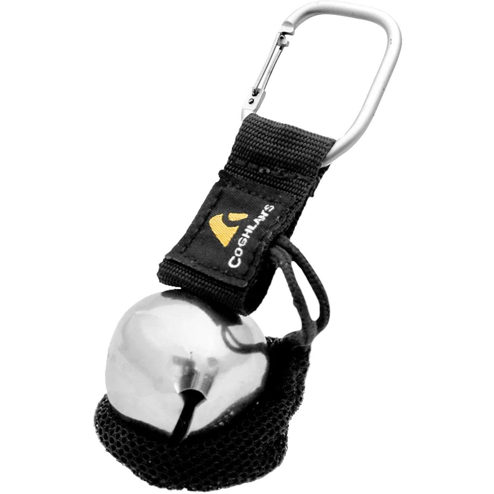 Coghlan’s Bear Bell with Carabiner and Magnetic Pouch – Silver
