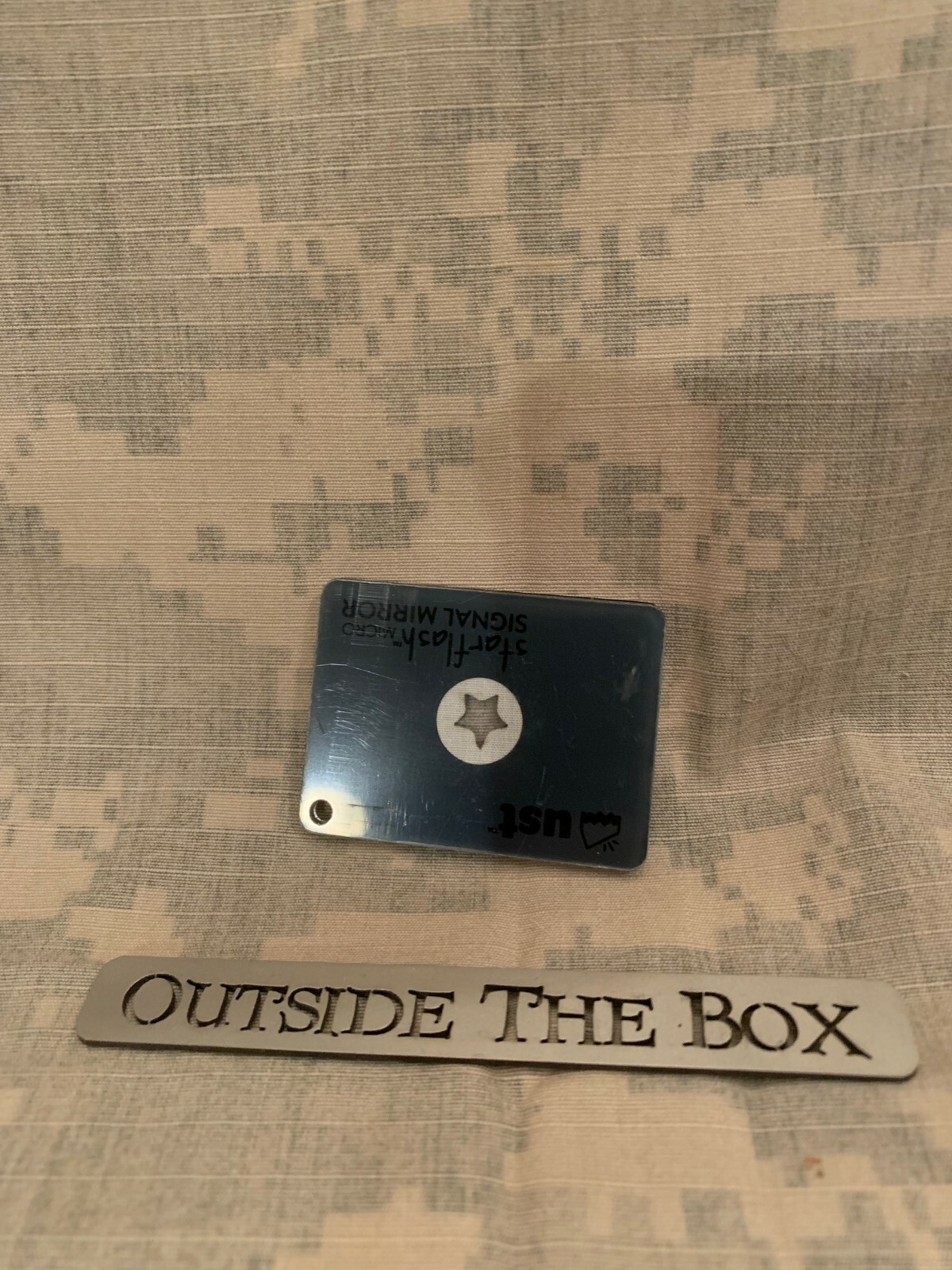 Emergency/Survival: UST Starflash MICRO Signal Mirror, 1.5″x2″ w/sighting hole