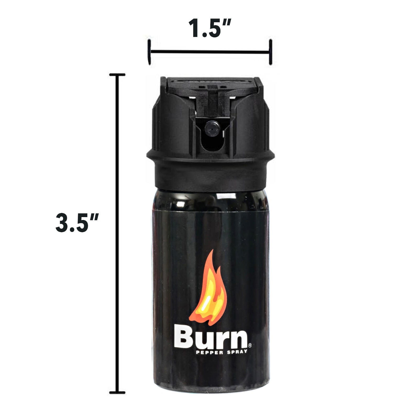 Pepper Spray 1.35oz Max Strength Self Defense Security Protection – Burn 2 Pack